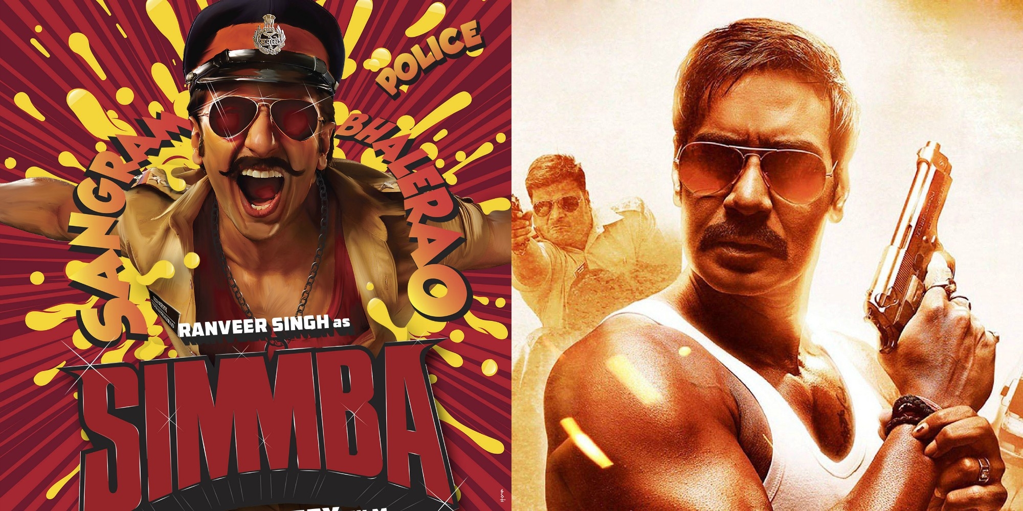 Singham style Simmba in making. Will Ranveer creat same magic as Ajay Devgan