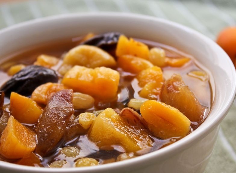 Dried Apricots Poached with Lime and Spices