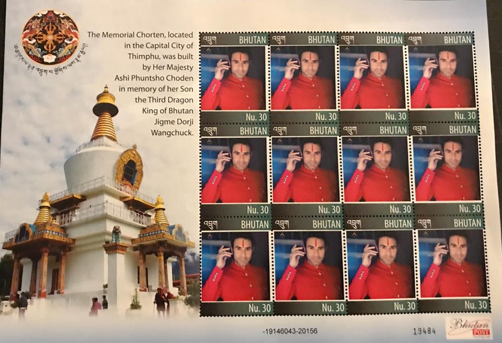 Bhutan Issues Special Stamp Featuring Sandip Soparrkar and Dance for a Cause
