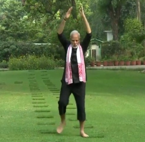 Did PM Modi sacrifice 35 lambs on Fitness Video?