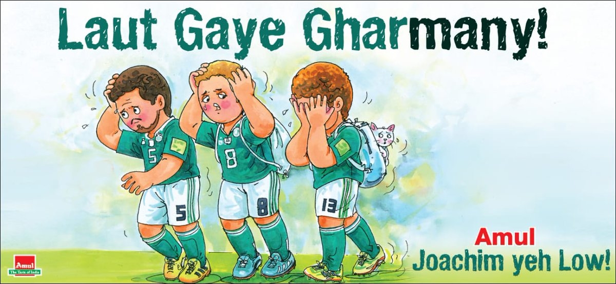 Amul 'Utterly butterly delicious' puns and satire on World Cup