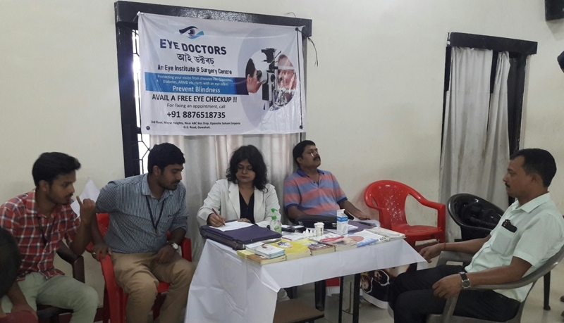 Eye screening camp concluded at press club