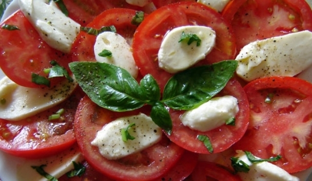 Mozzarella, Tomato, and Basil Salad