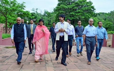 Honorable Chief Justice M.P. visited the IGRMS