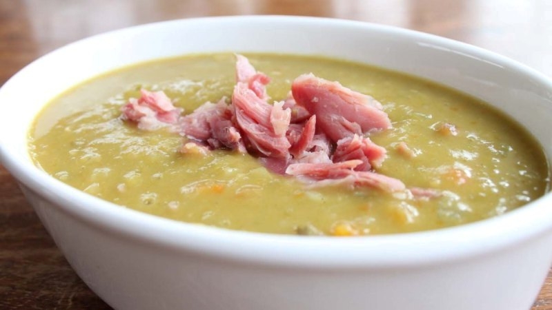 Split pea and gammon soup