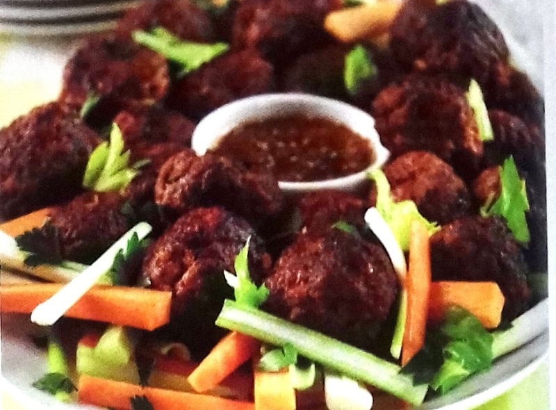 Spicy meatballs