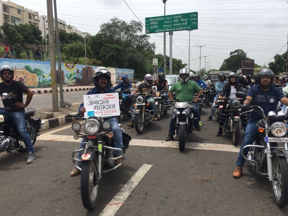 Bike rally campaign launched with a Message of 'Gift an Organ' by CII-YI