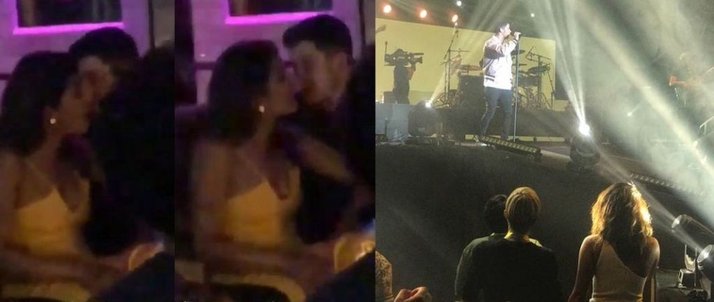Priyanka spotted cheering Nick in his Singapore Concert