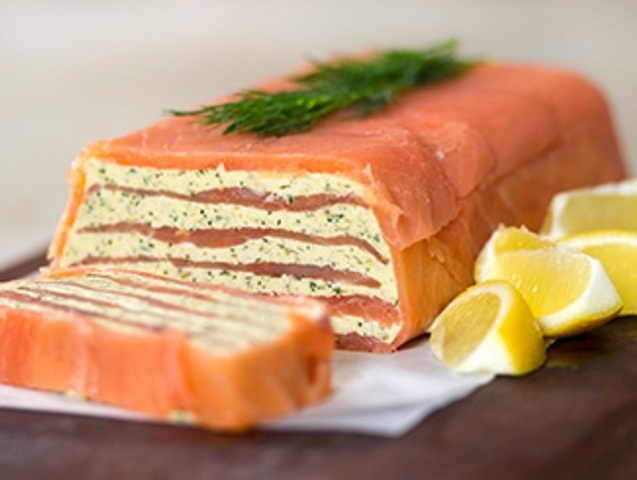Smoked Salmon terrine