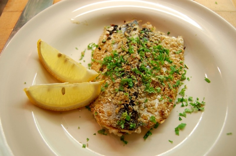 Herrings with oatmeal 