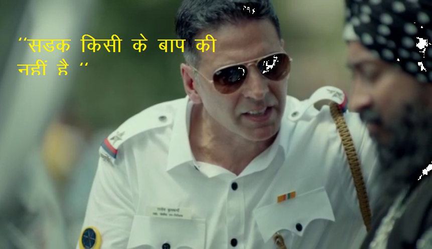 Akshay Kumar scolded traffic rule violators “Ye Road Kisi Ke Baap Ki Nahi Hai”!