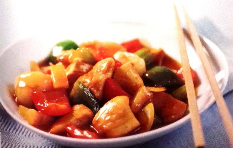 Sweet and sour Chinese chicken