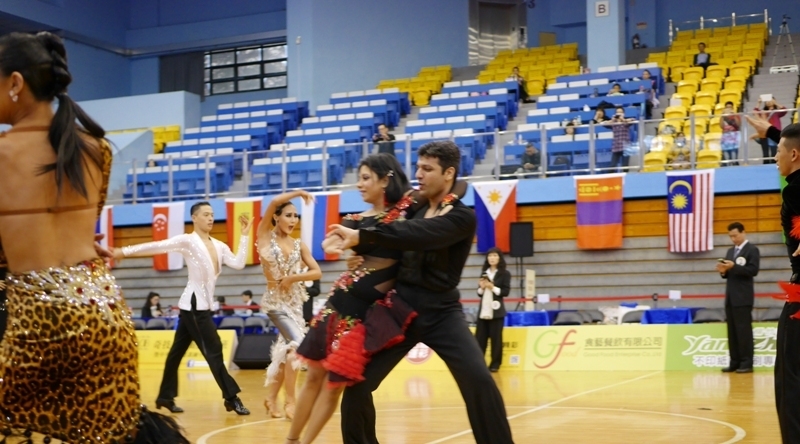 Rajeswari Vaidyanathan and Shannon Benjamin preparing for Next Competition 1st Malaysia WDSF Open DanceSport Championship 2018