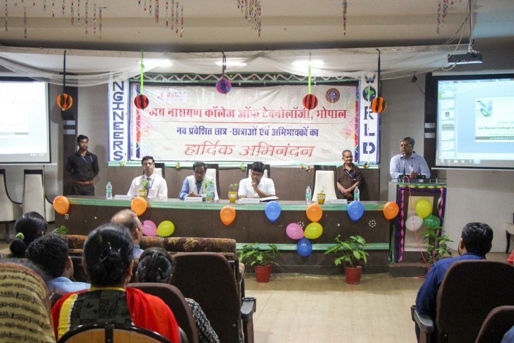 Orientation Program of fresher’s organised in JNCT, Bhopal