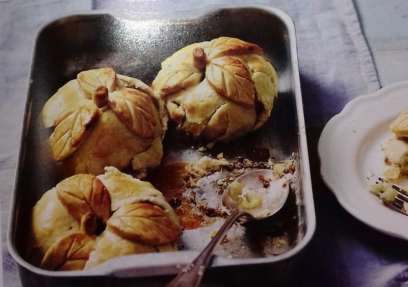 Baked apple dumplings