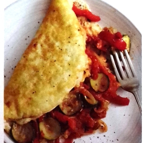 Savoury soufflé omelette