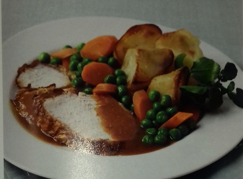 Roast turkey with garlic and tarragon