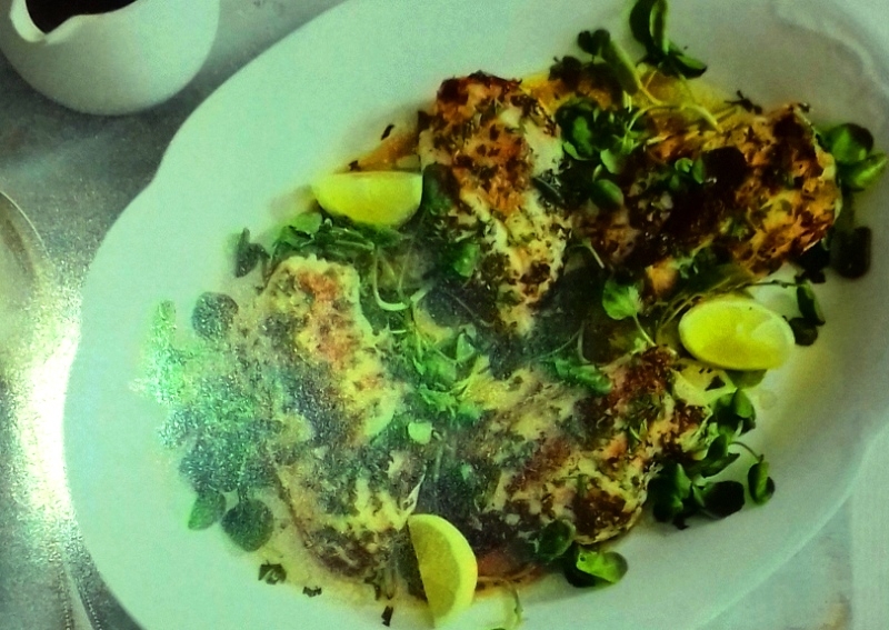 Herb-marinated chicken breasts