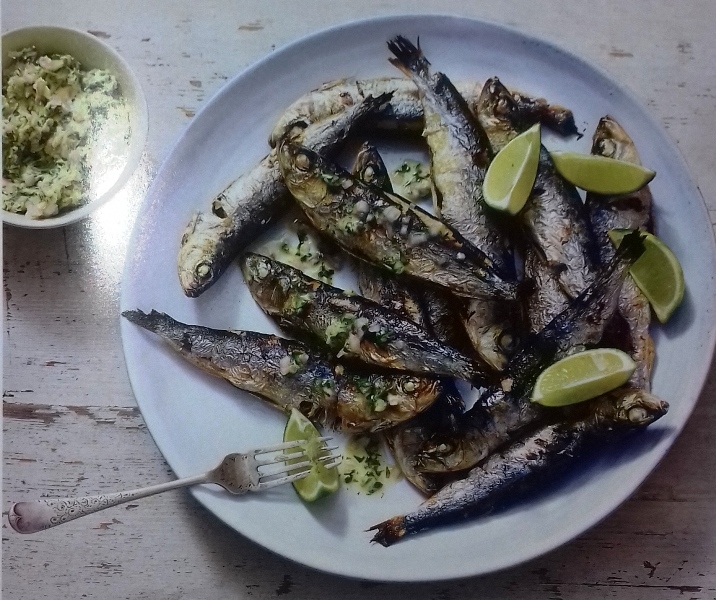 Sardines with coriander