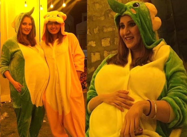 ​Sania Mirza enjoyed Hip-Hop #Pyjama Party #NOT baby shower