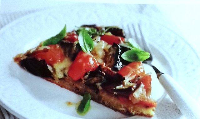 Pissaladiere with Mediterranean vegetables