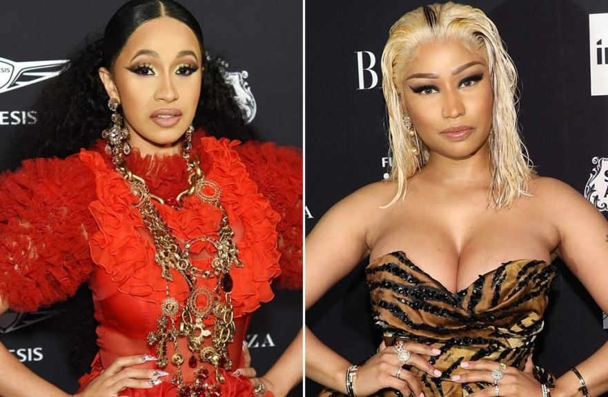 Cardi B loves games of Shoe off and throw!