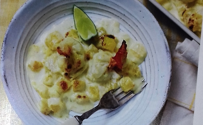 Lobster tails with mango and lime