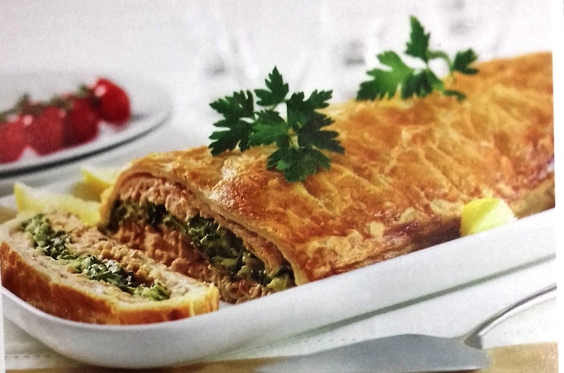 Salmon en croute