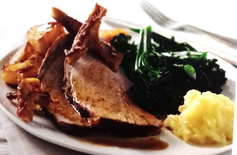 Roast leg of pork
