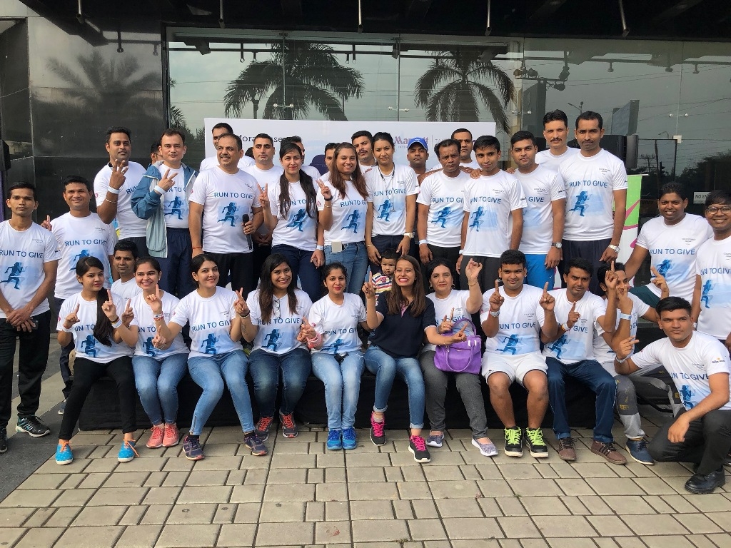 Charity Run ‘Run to Give’ organised in City, Large Number of Marriott Associates & Citizens Participated 