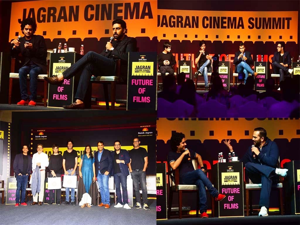 Abhishek Bachchan, Rohit Shetty, Ekta Kapoor, Nandita Das, Vikramaditya Motwane and many other cinema savants discussed and shared their views on the future of films at the Jagran Cinema Summit   