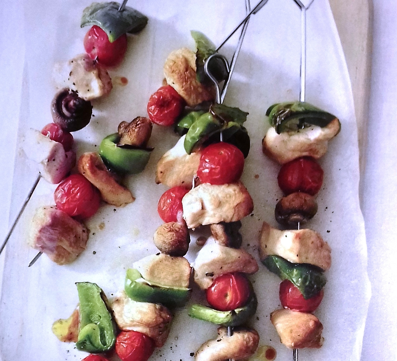 Chicken kebabs