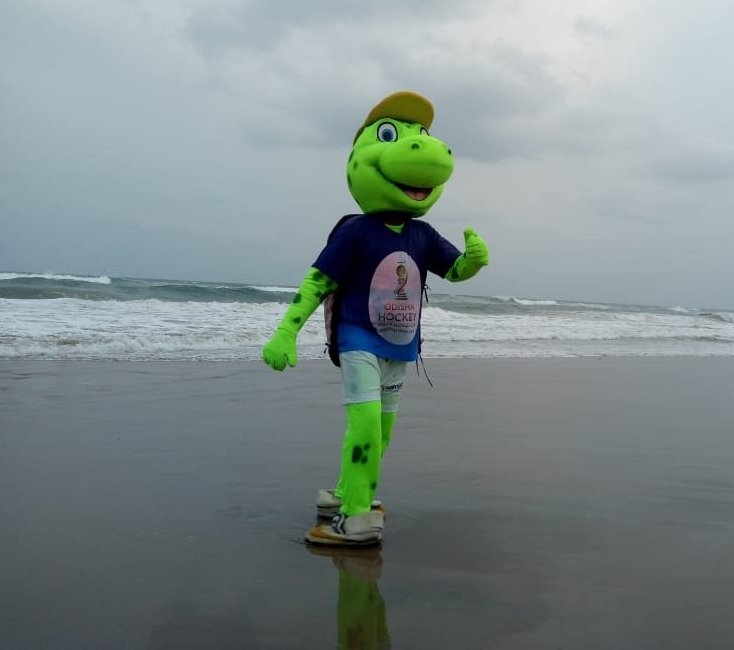 Olly, the mascot for 2018 Hockey World Cup 