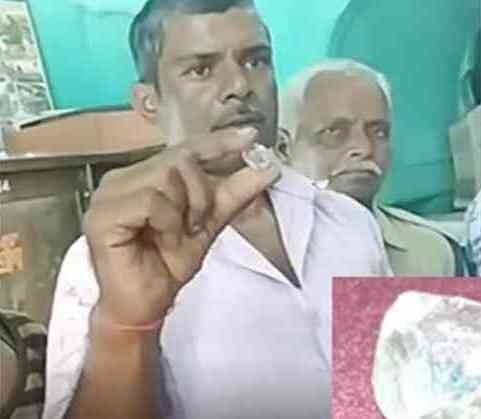 What a jackpot! Laborer finds diamond worth Rs 1.5 crore