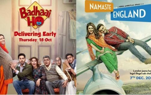Movies on Dussehra, 'Namaste England', 'Badhai Ho' to release on October 18 
