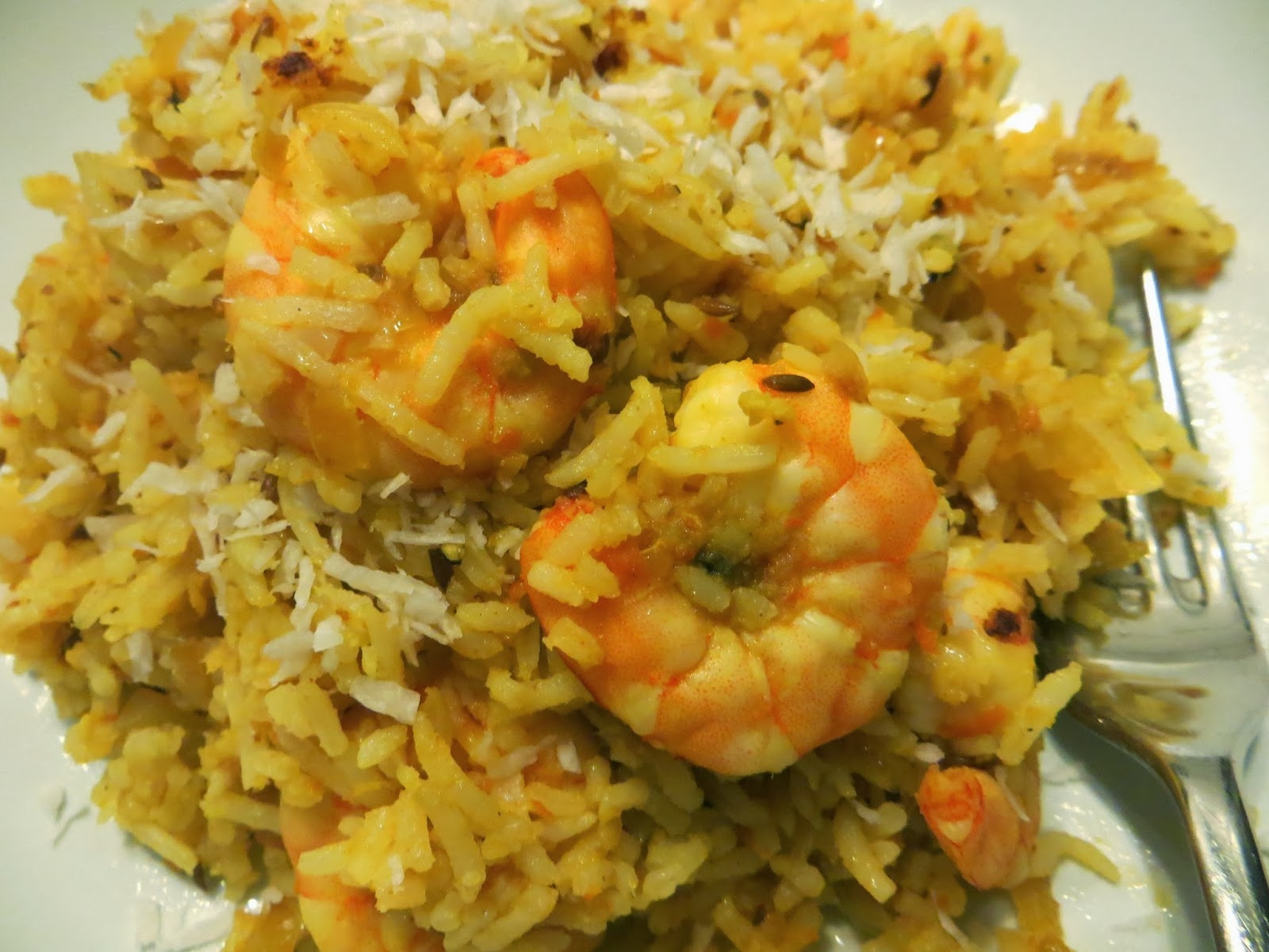 Prawn and Coconut Pilau