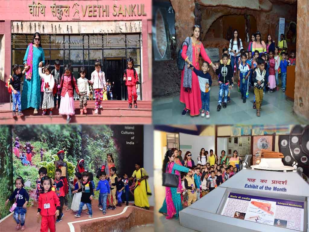 Children's Day, School's Students visited Indira Gandhi Rashtriya Manav Sangrahalaya