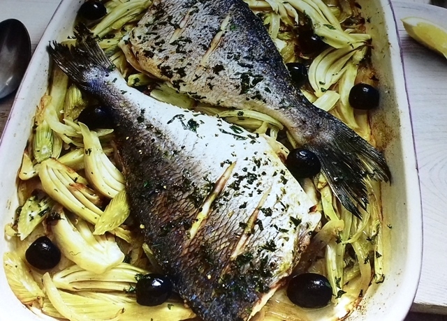Sea bream nicoise