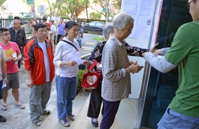  Taiwan votes in local elections 