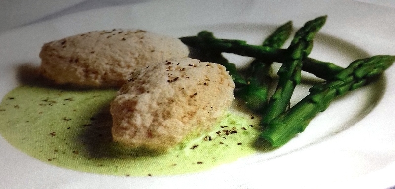 Salmon quenelles