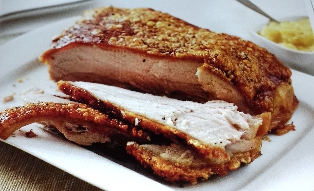 Slow-roast belly of pork