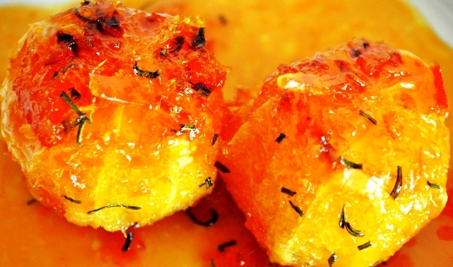 Caramelized oranges