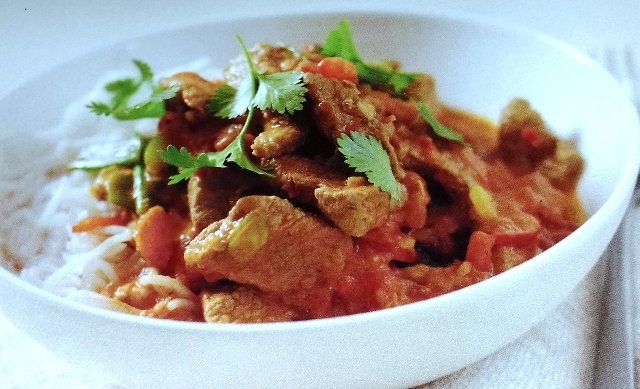 Pork with chilli and coconut