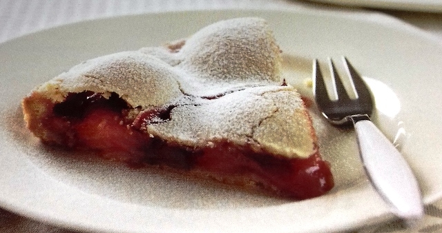 Plum and almond tart
