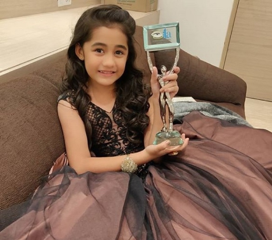 Aakriti Sharma bags best child actor award at the Indian Television Awards
