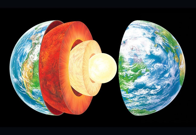 Earth’s four layers