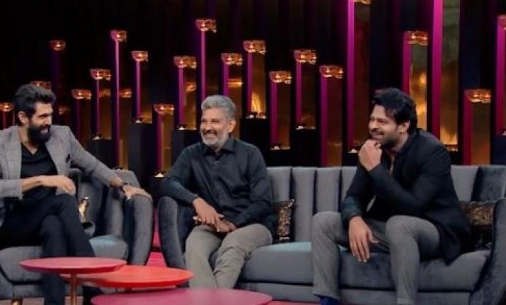 Baahubali team fun interaction on the sets of Koffee with Karan season 6