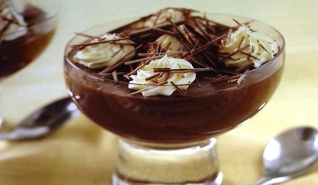 Chocolate and brandy mousse