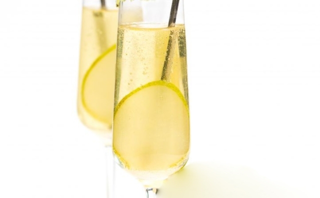 Sparkling Pear Cocktail