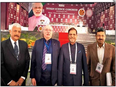 Nobel Laureates Avram Hershko from Israel at Indian Science Congress
